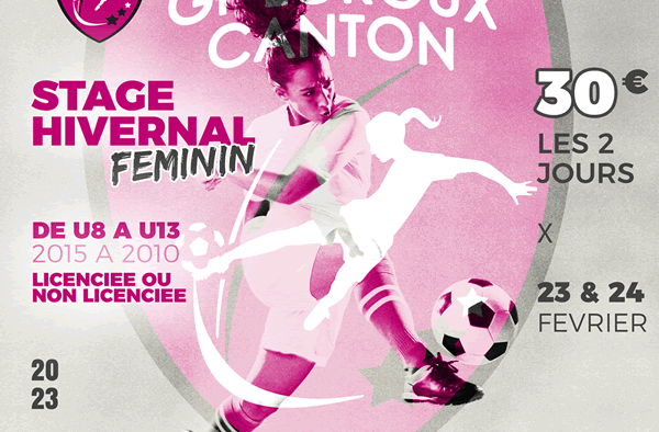 Le GFLC organise un stage de football hivernal 100% féminin.
