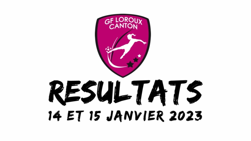 résultats des matchs du club de football féminin du gf loroux canton en loire atlantique 44