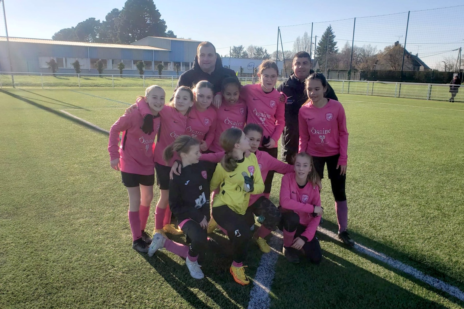 victoire u13f gflc football féminin près de Nantes