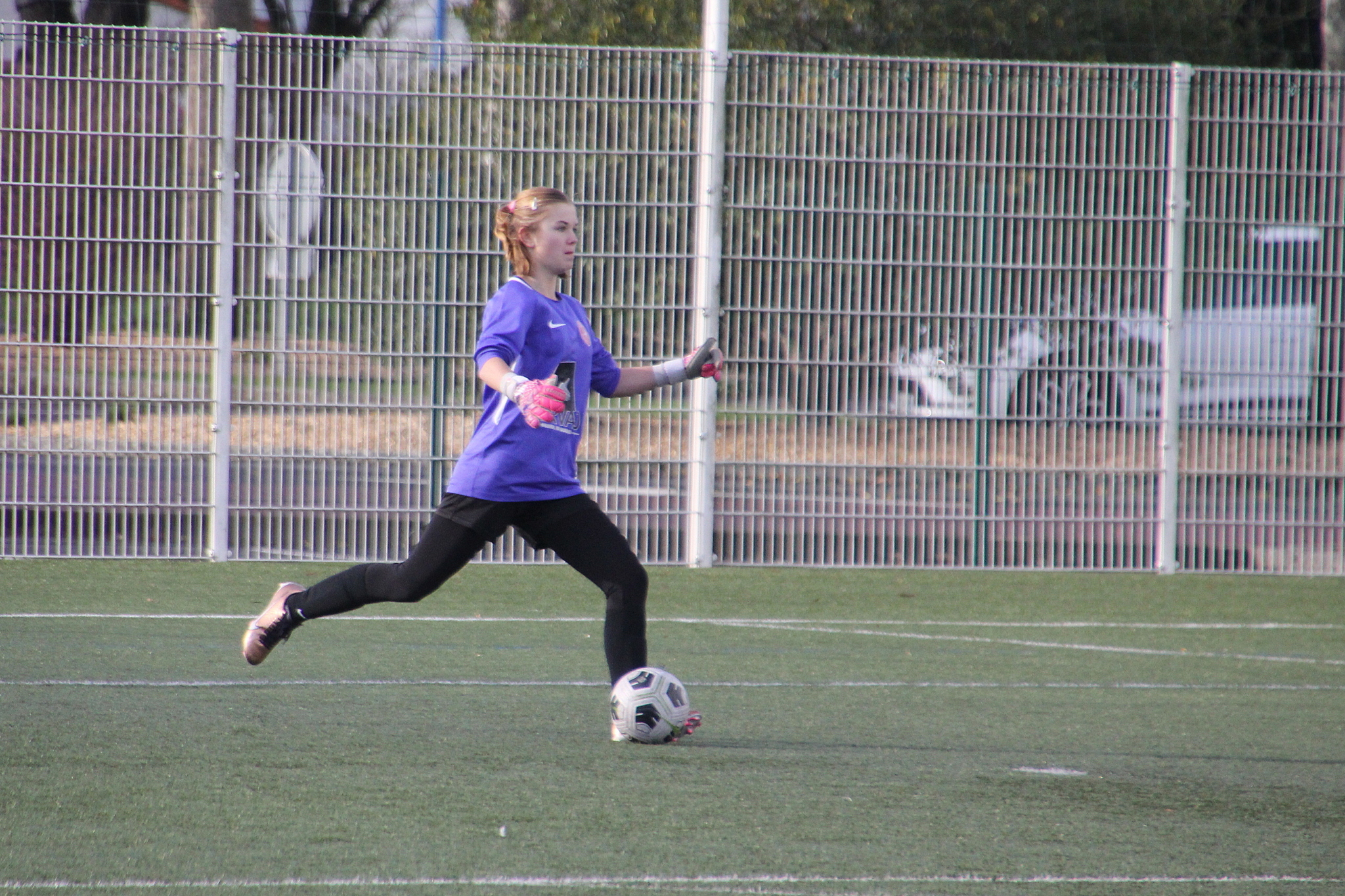 degagement de la u15F gardienne du gf loroux canton