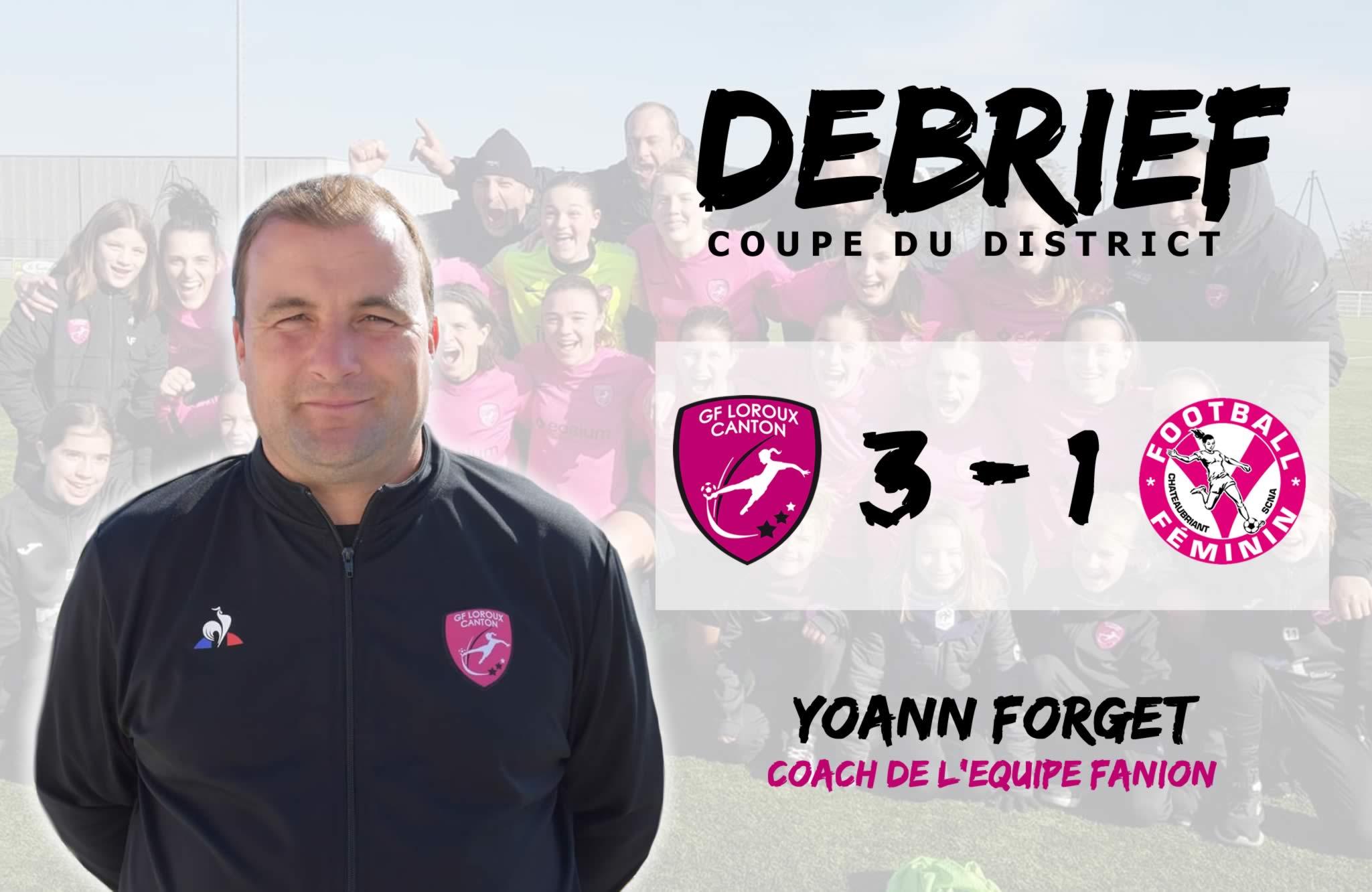 qualification gf loroux canton football feminin coupe du district 44