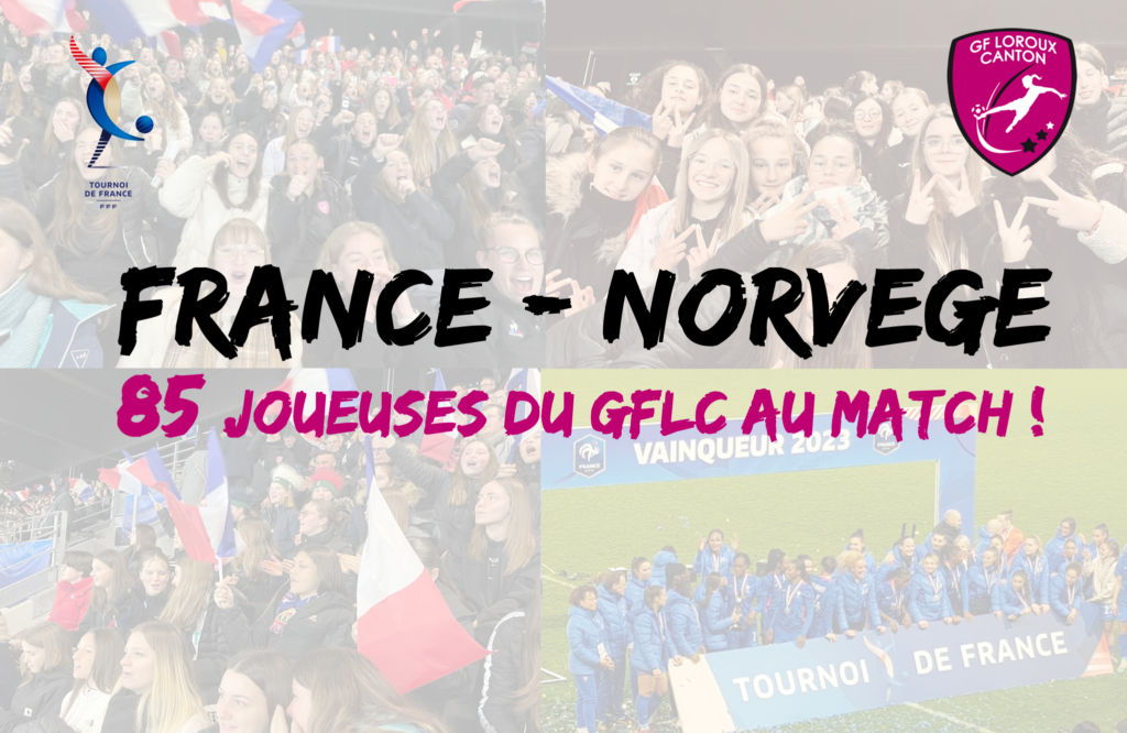 85 joueuses du GFLC à Angers pour supporter l'Equipe de France