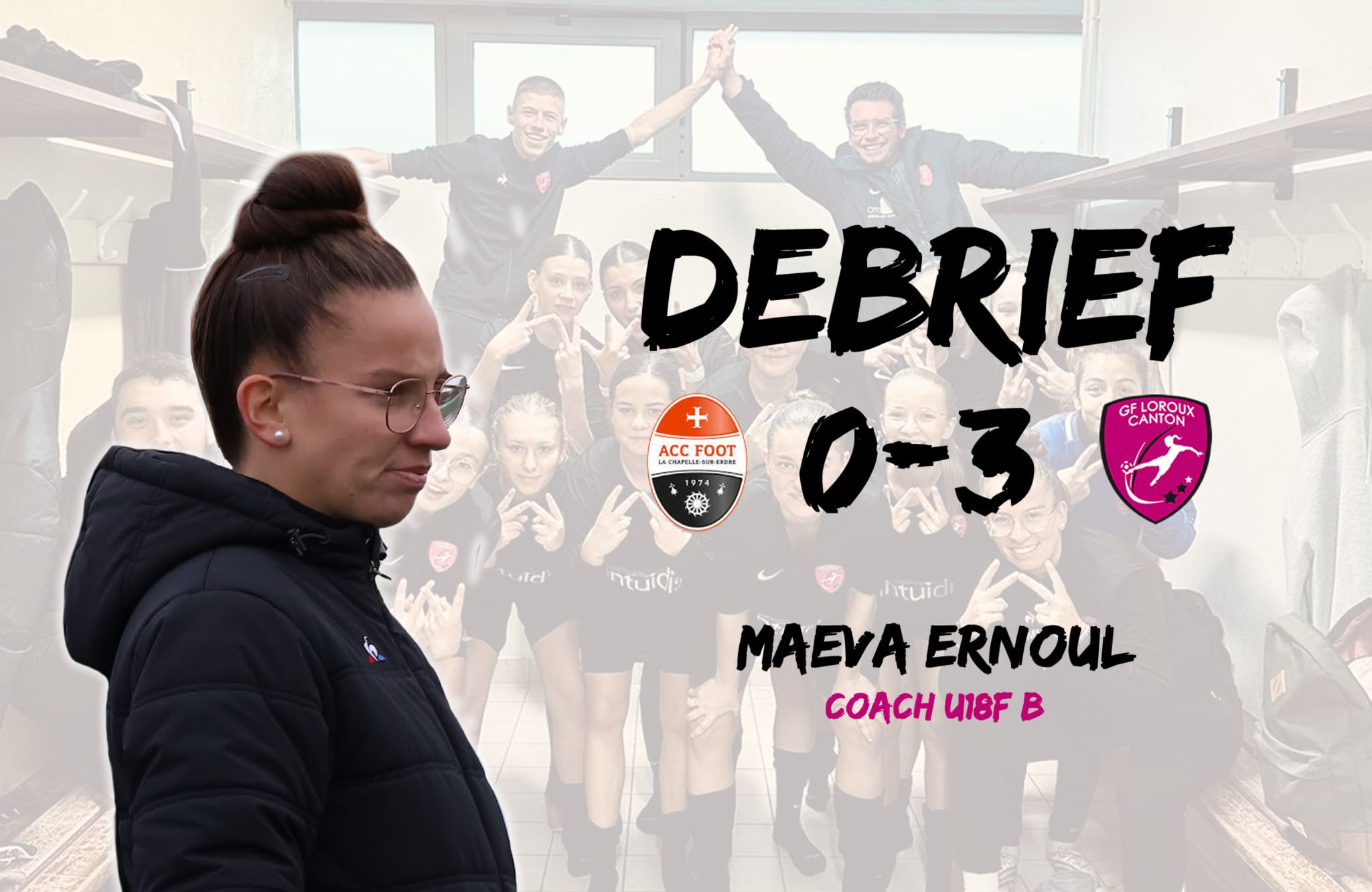 Maeva Ernoul revient sur la belle victoire de son équipe (3-0) contre l'AC Chapelain.